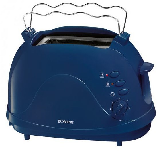 TA 246 CB Kompakt-Toaster blau