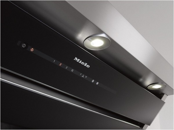 Miele DA 6798 W Shape Kopffrei-Dunstabzugshaube obsidianschwarz  