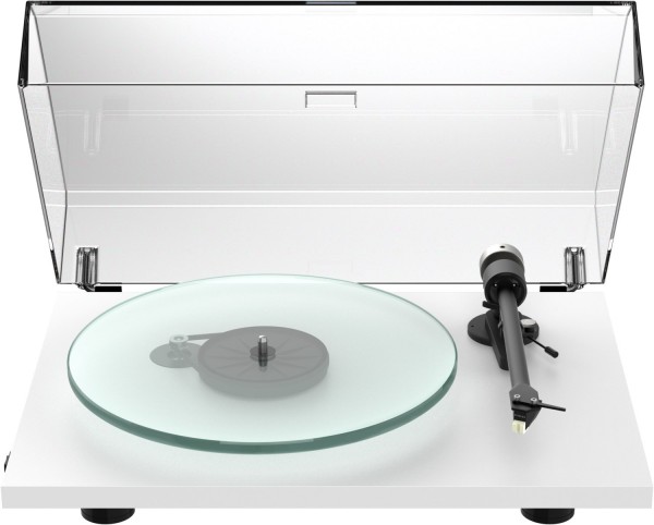 T2 Super Phono Plattenspieler satin weiß