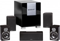 Chromium Style Surround 2008 Set 5.1 A/V-Laustsprechersystem mit Aktiv-Subwoofer schwarz hochglanz