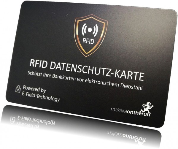 RFID-Schutzkarte für RFID- und NFC-Karten