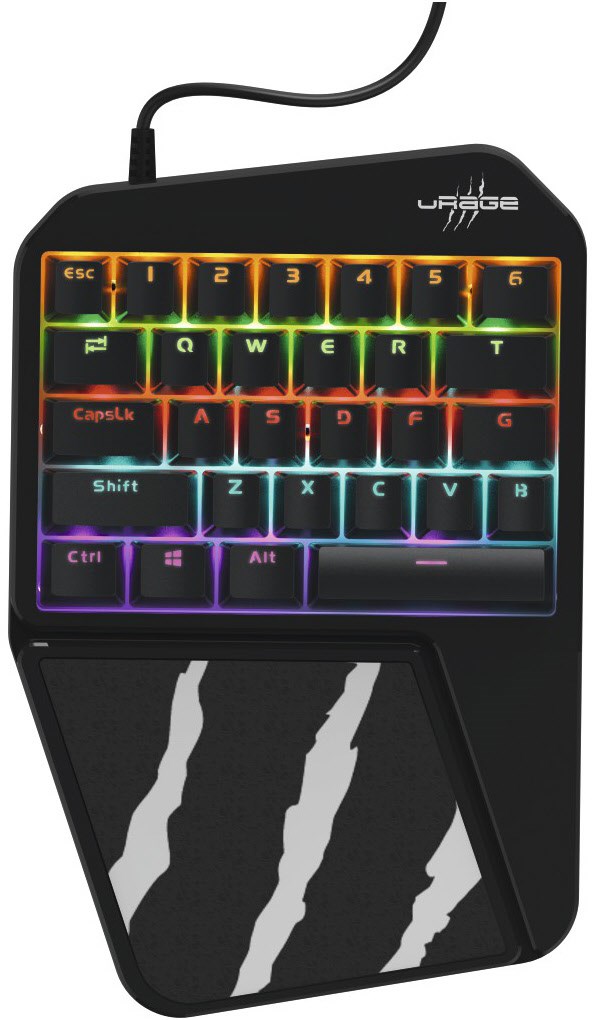 Image of Exodus 410 One-Handed Gaming Tastatur schwarz