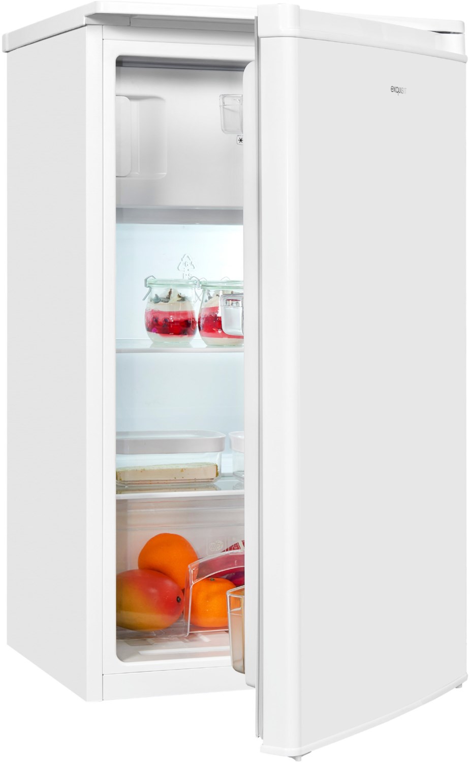 KS 16-4-E-040 E Tischkühlschrank mit Gefrierfach weiß