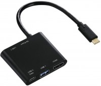 4in1-USB-C-Multiport-Adapter schwarz