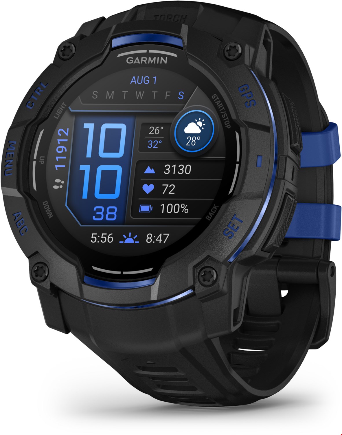 Image of Instinct 3 AMOLED (50mm) SUPERNOVA Multisport-Smartwatch