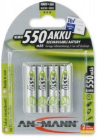 550mAh NiMH maxE 4er Blister Akku