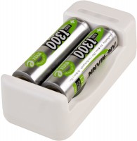 Basic II inkl. 2x AA (1.300mAh) Akku weiß