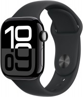 Watch Series 10 (42mm) GPS+4G Aluminium mit Sportarmband M/L diamantschwarz/schwarz