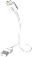 Premium iPlug Cable (2,0m) Lightn. USB-Datenkabel weiß