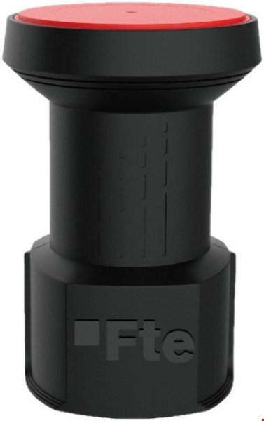 eXcellento Black Single LNB schwarz/rot