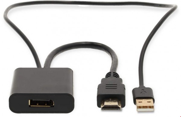 CCGB34300BK02 HDMI-Adapter HDMI-Steck.>DP-Steck./USB-A Steck. schwarz