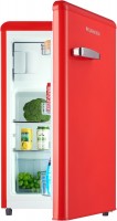 KS95.RT FR Tischkühlschrank mit Gefrierfach rot