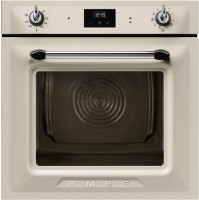 SOP6900TP Einbaubackofen creme, 68 l, schnelles Vorheizen, pyrolytische Selbstreinigung, 59,7 cm breit, A, Victoria
