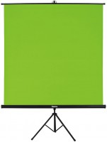 Green Screen mit Stativ (180x180cm) schwarz