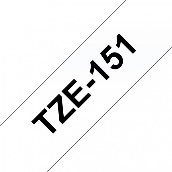TZe 151 24mm (8m) Schriftband schwarz