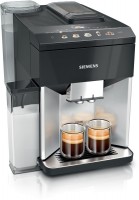 TQ513D01 Kaffee-Vollautomat silber/schwarz, Milchbehälter, Latte Macchiato/Cappuccino, EQ500, Keramik-Mahlwerk, 15 bar, 1,9 l