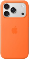 Silikon Case mit MagSafe für iPhone 17 Pro orange
