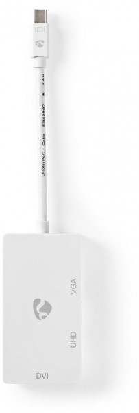 CCGB37466WT02 Mini DP-Adapterkabel Mini DisplayPort-St.>VGA-Bu. weiß