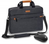 Notebooktasche Elegance Pro 17,3" inkl. Maus grau