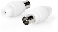 CSGB40903WT IEC-Stecker (2 Stk.) silber