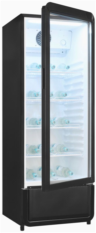 GKS 240-GT-160C Flaschenkühlschrank schwarz