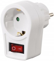 Steckdosenadapter schaltbar Steckdosenadapter weiß