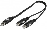 Cinchstecker <-> 2x Cinchkupplung