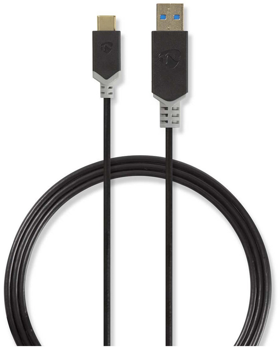 CCBW61600AT10 USB 3.1-Kabel (1m) anthrazit Stecker Typ C>A-Stecker