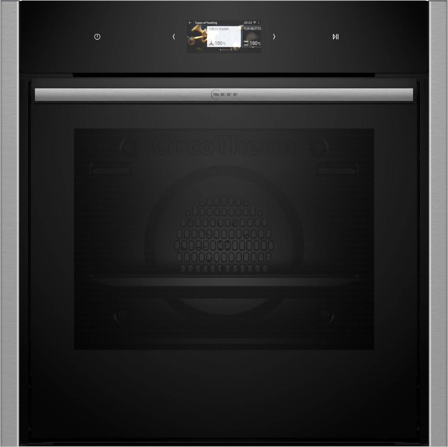 B64CS31N0 Einbaubackofen edelstahl, 71 l, Pizza-Stufe, schnelles Vorheizen, Hefeteig-Gärstufe, Brotback-Stufe, WLAN, Rückwand katalytisch beschichtet