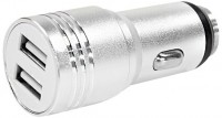 Dual Port USB KFZ Ladegerät 5V 3,1A mit Nothammer