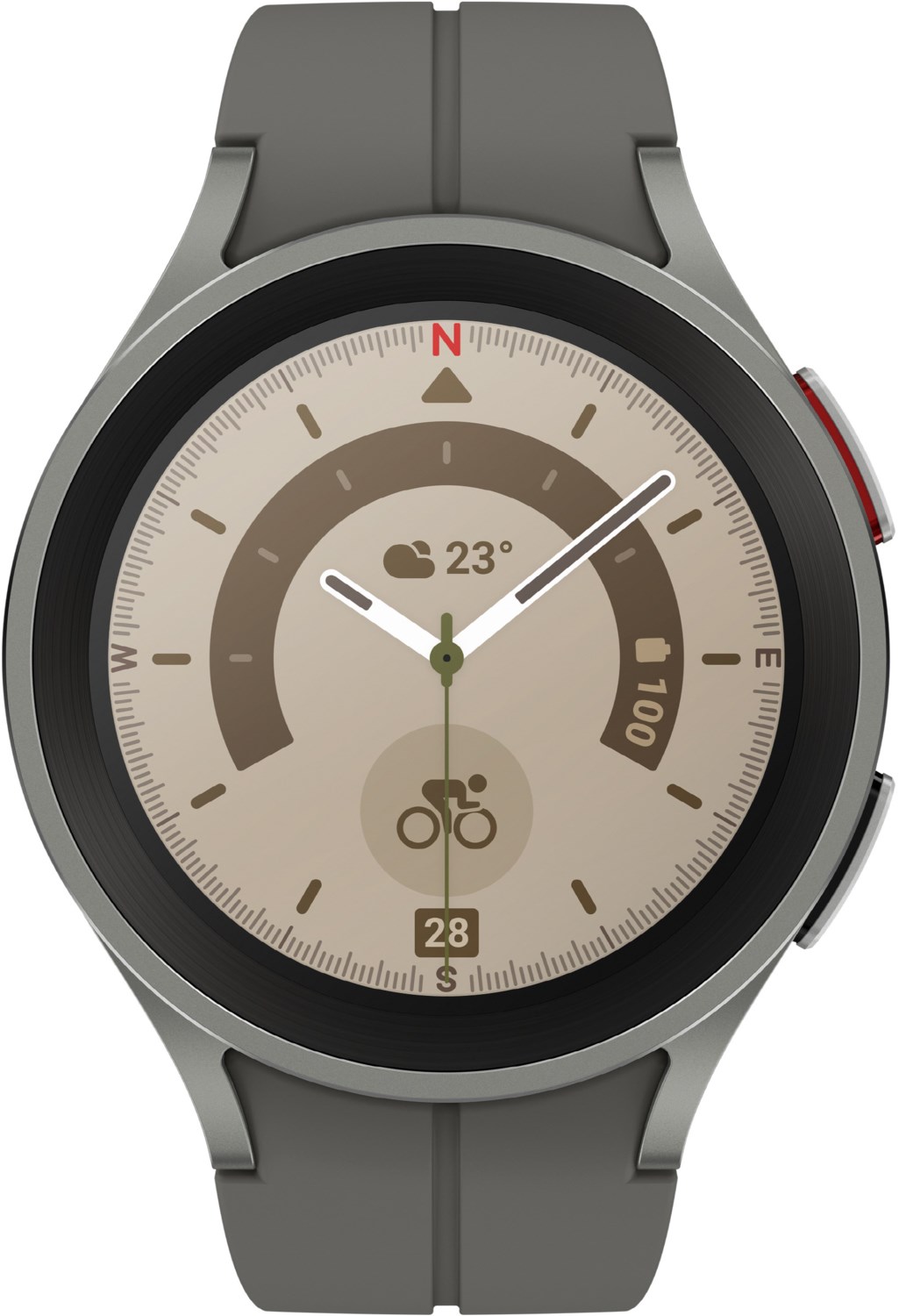 Galaxy Watch5 Pro (45mm) Smartwatch titan grau