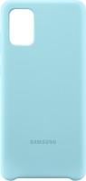 Silicone Cover für Galaxy A71 blau