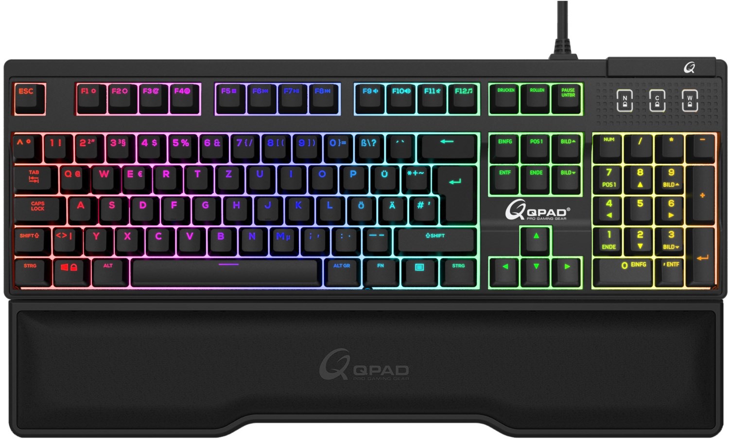 MK75 (DE) Gaming Tastatur schwarz