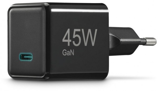Super-Mini-Schnellladegerät (45W) schwarz