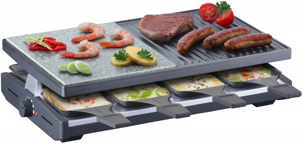 RC 58 Raclette schwarz/chrom