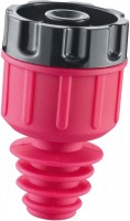ZB 3624 Wein-Stopfen Zubehör rot/schwarz