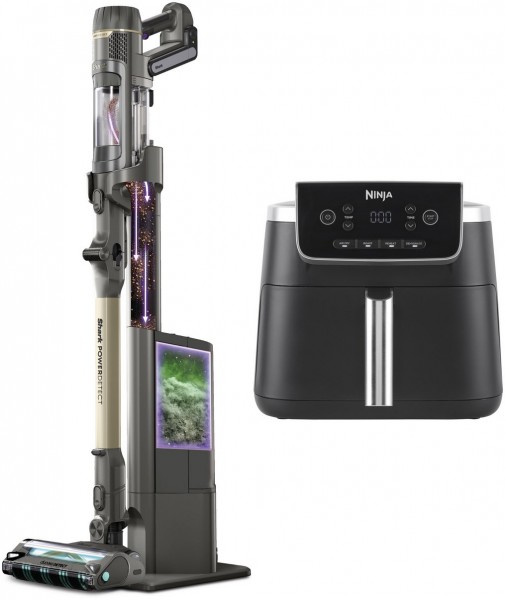 IP3256EUT + Ninja AF140EU, Stielstaubsauger, 70 min Laufzeit, 0,7 l Staubvolumen