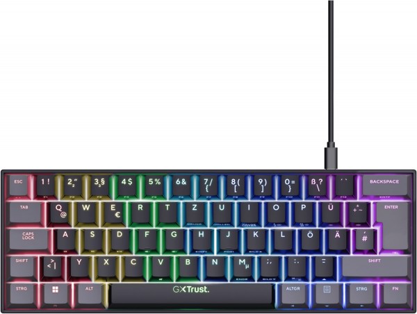 GXT 867 Acira (DE) Gaming Tastatur schwarz