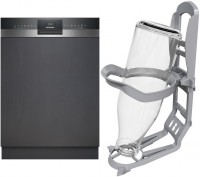 SN53ESEUAE teilintegrierbarer 60 cm Geschirrspüler bestehend aus SN53ES02AE + SZ36BH00 edelstahl