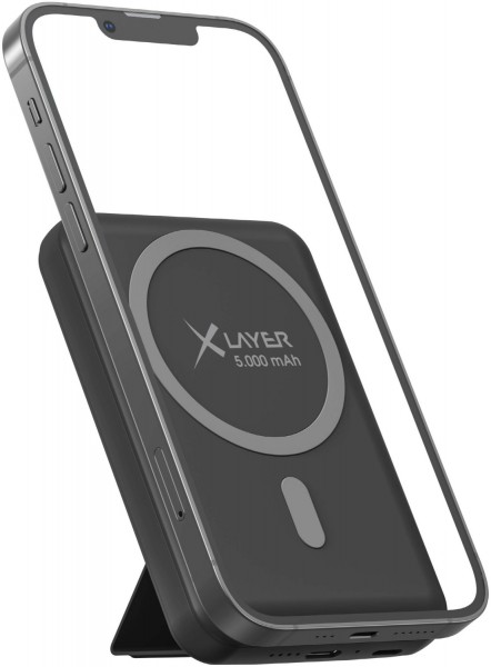 MagFix Pro (5.000mAh) Powerbank schwarz