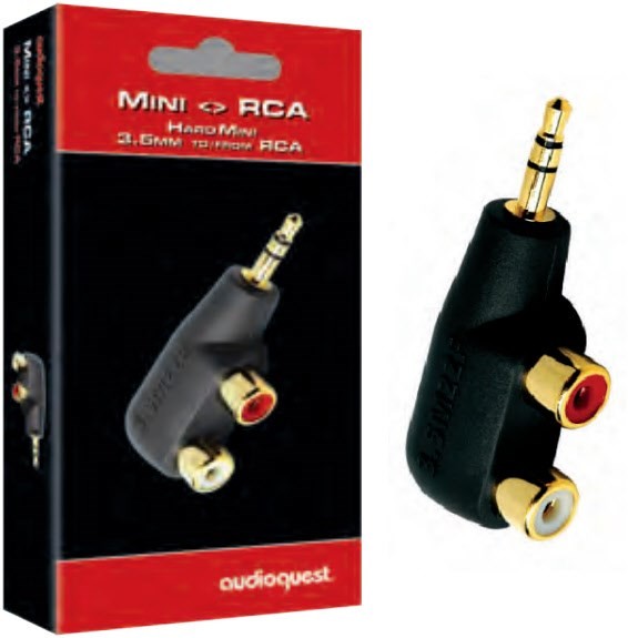 Hard Mini RCA Adapter