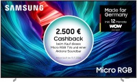 MRE115MR95F 290 cm (115") Micro RGB Vision AI Smart TV carbonsilber, 4K Ultra HD, LCD, 120 Hz, Sprachsteuerung