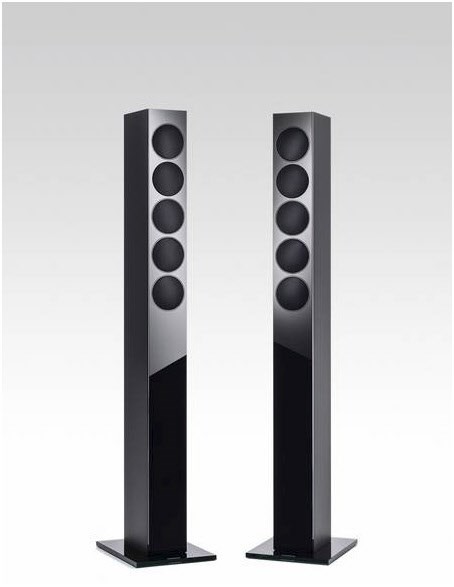 Re:sound G elegance /Stück Stand-Lautsprecher schwarz/schwarz