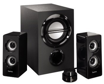 | Hama 2.1 600 EURONICS schwarz Q Multimedia-Lautsprecher