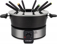 6679 Fondue edelstahl/schwarz