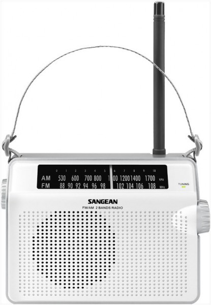 PR-D 6 Kofferradio weiß