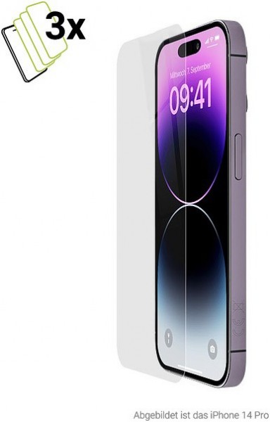 SecondDisplay (3 Stk.) für iPhone 15/15 Pro