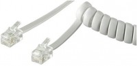 T 831W 2,0m Hörerkabel weiß