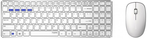 9300M Kabelloses Tastatur-Set weiß