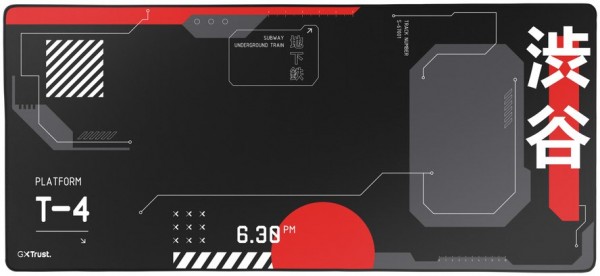 GXT 759 XXL Japan Gaming Mauspad rot/schwarz